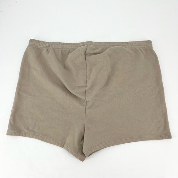 SKIMS Outdoor Fleece Shorts in Desert Tan Pull On Elastic Waist Size 4XL NEW - Picture 6 of 10